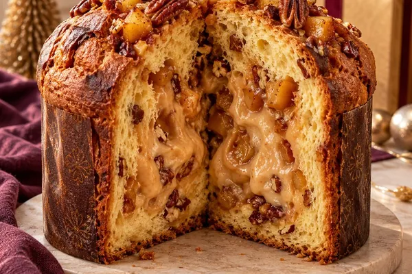 Recheado de maçã caramelizada & pecã